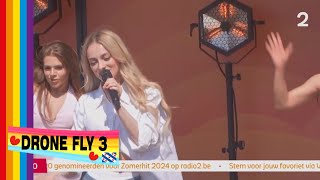 Optreden van Camille bij Radio 2 Aan Zee in Blankenberge 17724 [upl. by Yetac]