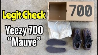 Yeezy 700 BOOST “Mauve” legit check [upl. by Osicran136]