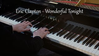 Eric Clapton  Wonderful Tonight  Piano Cover by Brian [upl. by Oirelav]