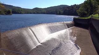 Staustufe Staudamm Rursee Obersee Nationalpark Eifel Sommer 2017 [upl. by Noremak]