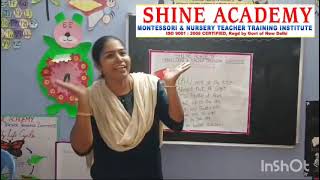 Montessori Teacher Training  Shine Academy Appreciates our Student MrsShalinis presentation [upl. by Freberg747]