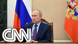 Putin diz que sanções ocidentais são como uma declaração de guerra  CNN SÁBADO [upl. by Fabrice]