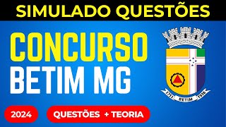 SIMULADO QUESTÕES Betim MG Lei Orgânica Municipal Aula 03 2024 [upl. by Ferwerda]