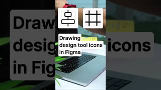 How to Draw Design Tool Icons in Figma  figmatutorial [upl. by Sivat]