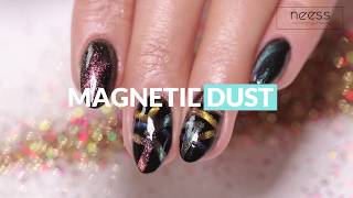 💗Magnentic DUST  efekt kociego oka Jak wykonać manicure hybrydowy z efektem kociego oka [upl. by Demetri391]