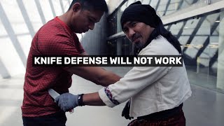 Knife Defense Wont Work Against A Skilled Attacker [upl. by Boeschen526]