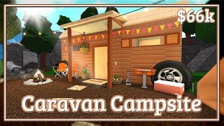 Bloxburg  Caravan Campsite Speedbuild [upl. by Harpole]