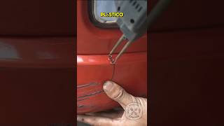 Como Reparar Piezas Plasticas soldadora de plastico mecanicaautomotriz mecanicas tips [upl. by Ilojne]