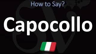 How to Pronounce Capocollo CORRECTLY  Italian Charcuterie Board Pronunciation Guide [upl. by Thetes966]