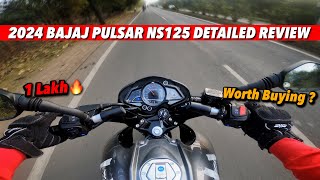 2024 Bajaj Pulsar NS125 Detailed Review  Mileage Performance Comfort [upl. by Aubrie621]