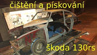 čištění pískování lakování škoda 130rs [upl. by Sivraj]