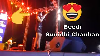 Beedi Omkara Sing song by Sunidhi Chauhan  Ahmedabad  Gujarat [upl. by Aihsot]