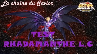 TEST RHADAMANTHE DEMI DIEU LOST CANVAS NOUVEAU PERSO S saintseiyaawakening saintseiyakotz ssa [upl. by Avlem]