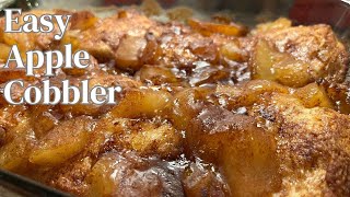 Easy Apple Cobbler  Using Canned Apple Pie Filling  Apple Recipes  Apple Cobbler Recipe [upl. by Sessylu]