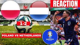 Poland vs Netherlands 12 Live Euro 2024 Football Match Score Commentary Highlights Vivo Holland [upl. by Ardnola]