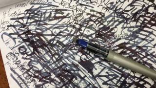 Pilot Parallel 6mm Modified Naifu Nib Fountain Pen [upl. by Guerra]