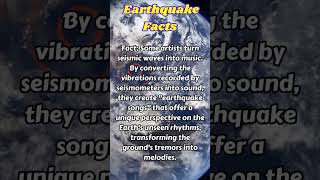 Earthquake Facts 24 Shorts Earthquake Seismology Science asmr [upl. by Noel]