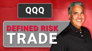 Defined Risk Trade in QQQ  Option Trades Today [upl. by Clorinde]