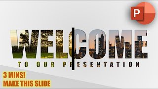 🔥 Creative Animated Welcome Slide in PowerPoint  Motion Change Animation ppt [upl. by Eila]