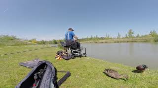 METHOD FEEDER FISHING COTTINGTON LAKES MIDDY 4GS BAGGIN FEEDER [upl. by Ramyaj]