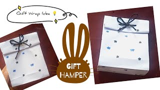 lets make a cute and easy gift hamper😍  Gift wrap idea  foryou viralvideo subscribetomychannel [upl. by Saibot729]