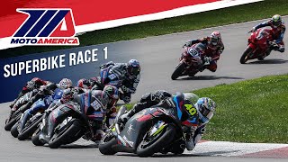 Steel Commander Superbike Race 1 at MidOhio 2024  FULL RACE  MotoAmerica [upl. by Silber]