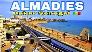 Drive through Most Expensive and Beautiful Town Almadies dakar Senegal is considered most upmarket [upl. by Baiel]