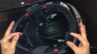 How to Install a Sena 10R or SMH10R Headset [upl. by Laekcim]