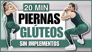 PIERNAS TONIFICADAS Y GLÚTEOS GRANDES  RUTINA DE EJERCICIOS EN CASA SIN PESAS  NatyGlossGym [upl. by Akyeluz393]