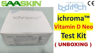 Boditech ichroma™ Vitamin D Neo Test Kit  UNBOXING  CFPC133  FIA Test [upl. by Egag]