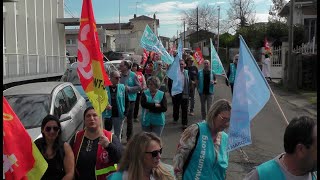 🔴 Manifestation 19 mars Hôpital MontdeMarsan [upl. by Ric156]