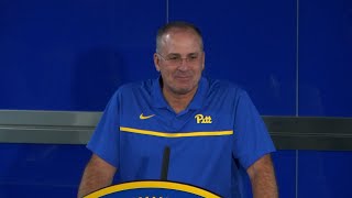 Pitt Football  Coach Pat Narduzzi Press Conference  9423 [upl. by Revolc779]