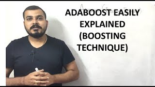 What is AdaBoost BOOSTING TECHNIQUES [upl. by Esme819]