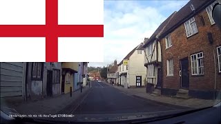 Driving in England  Cambridge city and Country roads 2 hours [upl. by Assilam]