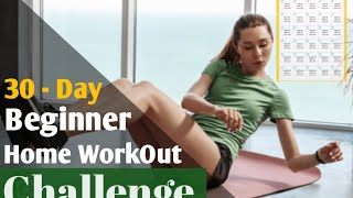 30Day Beginner  Home Workout Challenge [upl. by Oderfliw731]