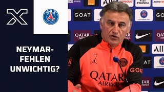 Galtier zu NeymarVerletzung quotEnttäuschende Abwesenheit für unsquot  PSG [upl. by Jolene]