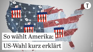 USWahl 2024 So funktioniert die Präsidentschaftswahl in den USA [upl. by Nager]