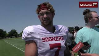 Oklahoma LB Jaren Kanak Interview [upl. by Edora]