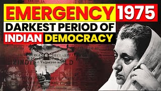 Reality of 1975 Emergency  Darkest Period of Indian Democracy [upl. by Kalil]