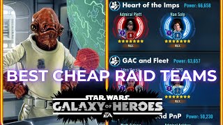 5 Endor Raid Teams for EVERYONE in SWGOH [upl. by Ridgley]