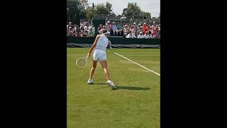 Erica Andreevas Backhand Up Close wta tennis backhand [upl. by Ligetti59]