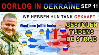 11 september ONGELIJKBAAR Oekraïners ACHTERVOLGEN RUSSEN IN EEN GESTOLEN RUSSISCHE TANK [upl. by Adnyl851]