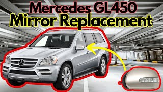 20062012 Mercedes GL450ML350 mirror replacement Faster Way [upl. by Alanson]