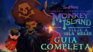 EL VIAJE A LA ISLA MELEÉ TALL TALE MONKEY ISLAND GUIA COMPLETA  SEA OF THIEVES  Miguelink [upl. by Anidal]