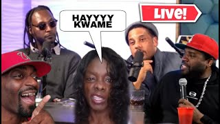 Sister T STALKS amp HARASS Kwame Brown During The 5150 Show With Cory Holcomb [upl. by Oiluarb741]