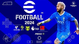 NOVO PES EFOOTBALL PES 2024 100ATUALIZADO BRASILEIRÃO EUROPEU TRANSFERÊNCIAS [upl. by Adnilre]