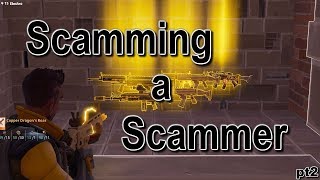 Fortnite Save the world Scamming A Scammer MUST WATCH part 2 Save the world PVE [upl. by Westbrooke]