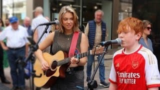 LITTLE 13 year old Ed Sheeran with INCREDIBE voice  Hallelujah Allie Sherlock Cover ampFionn Whelan [upl. by Yhpos695]