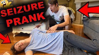 SEIZURE PRANK ON MY TWIN BROTHER HE CALLED THE COPS [upl. by Dubois961]