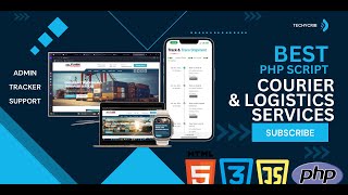 FREE PHP SCRIPT  FlashCourier Transport Courier amp Logistics With Live Tracking HOW TO INSTALL [upl. by Leong9]